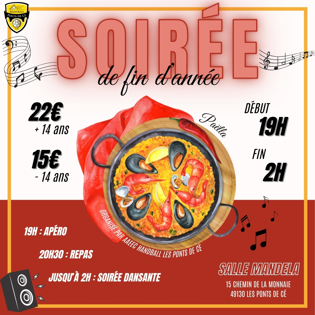 affiche soirée fin de saison