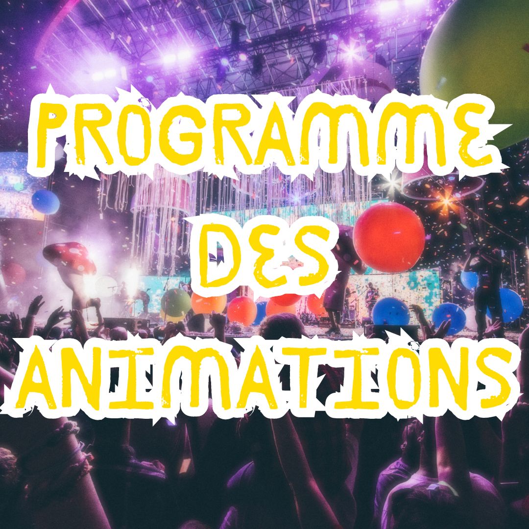 annonce du programme des animations