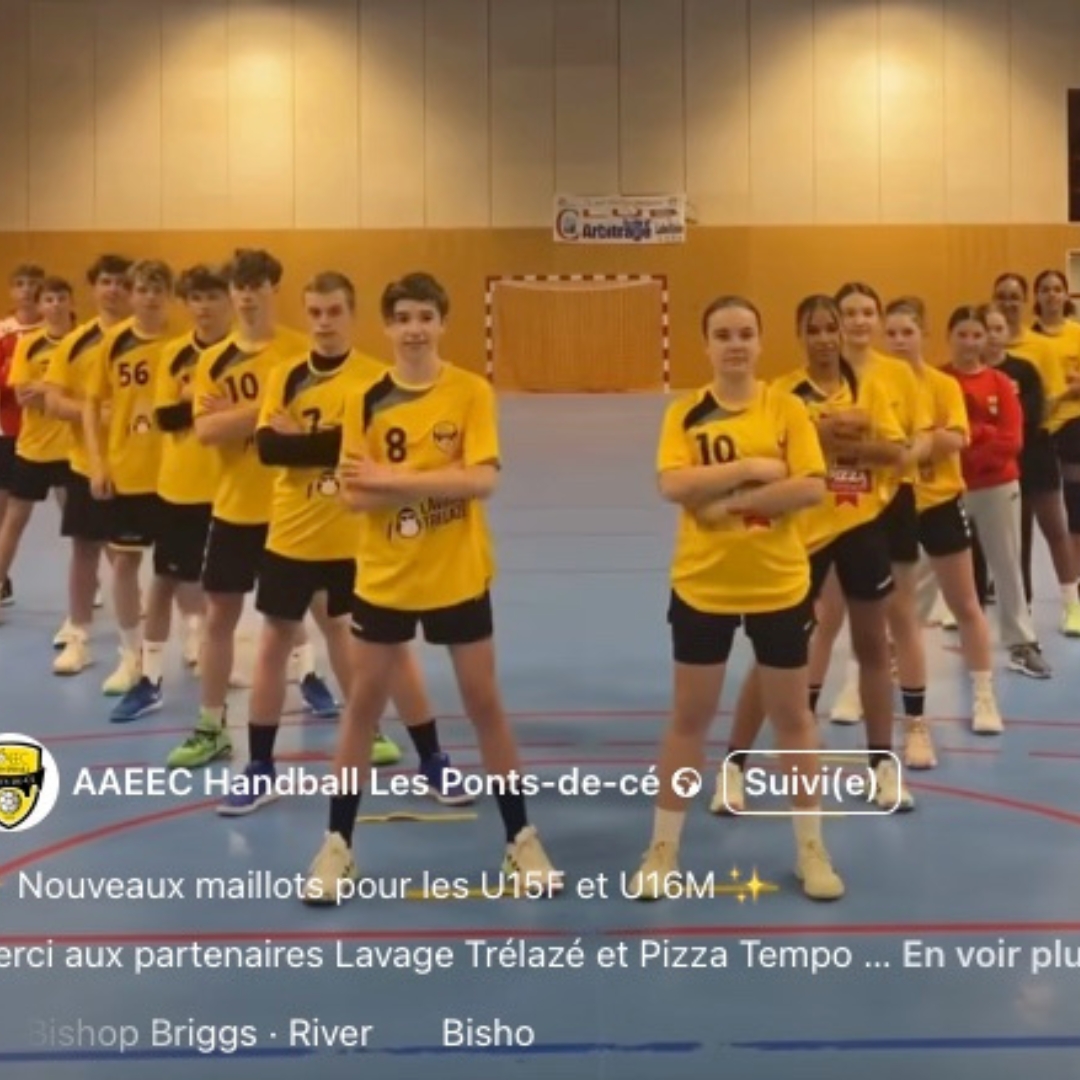 aperçu du montage vidéo des nouveaux maillots U15F et U16M